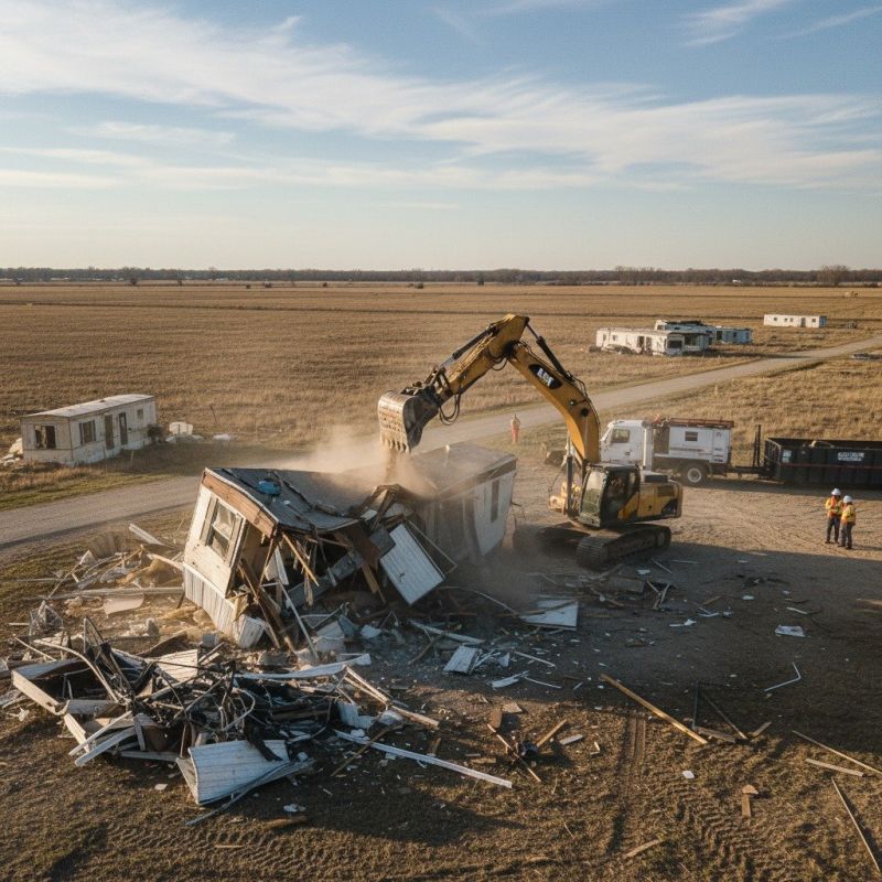 Mobile Home Demolition in Bergen County, NJ